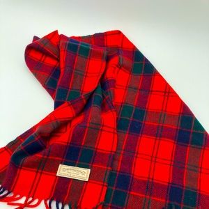 James Pringle Weavers Scotland Winter Plaid Scarf Unisex